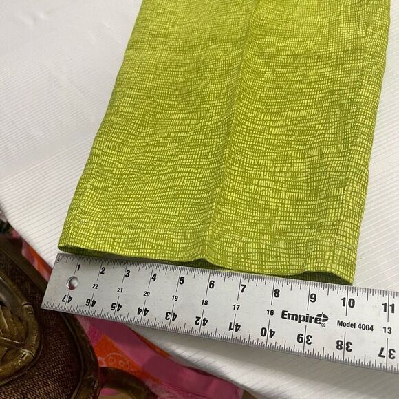 Click By Color Me Cotton Green Lagenlook Art To Wear Linen Pant Set Outfit Large - Picture 10 of 14